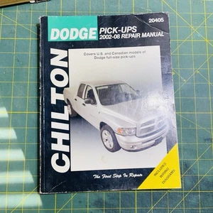 Chilton Dodge Pick-Ups 2002-2008 Repair Manual W/Wiring Diagrams 20405 - Picture 1 of 6