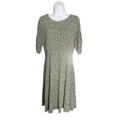 Vestido Fat Face Talla 14 Delilah Prairie Butterflies Jersey Midi Grunge Cottage Core Foto 1 de 4