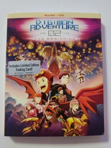 DIGIMON ADVENTURE ZERO TWO THE BEGINNING BLU-RAY + DVD WITH SLIPCOVER, LOT D4, - Foto 1 di 2