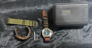 Near Mint San Martin 300m Automatic Brown Diver Watch Mens 47mm 1.85in Authentic - Picture 1 of 4