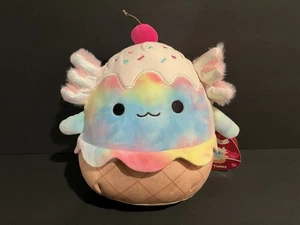 Squishmallows Tinley Axolotl Plüschtier Neu mit Etikett Neu mit Etikett Eisbecher - Bild 1 von 5