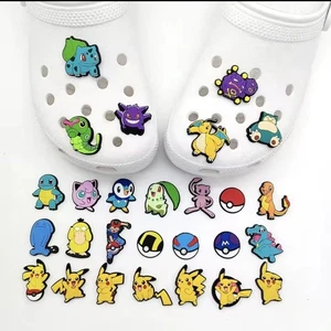 27x Pokemon Shoes Charms Croc Pokémon Schuhstecker Schuhschmuck Jibbitz Anhänger - Bild 1 von 5