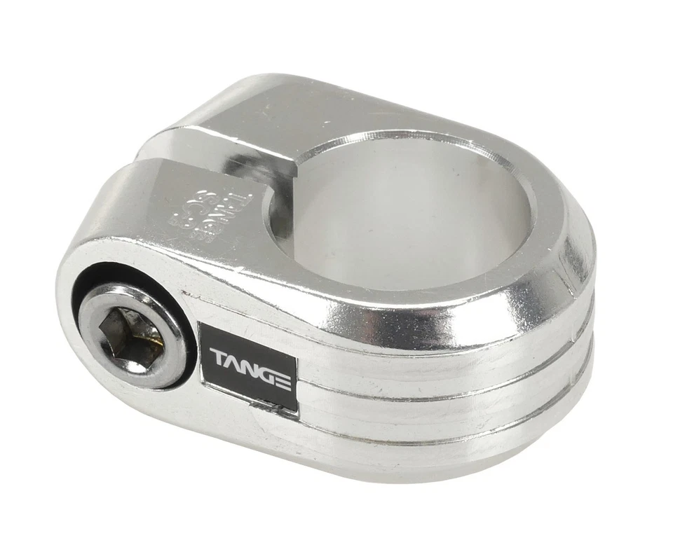 Tange SC-2 reissue old school BMX bicycle seat clamp 25.4mm (1") SILVER ANODIZED