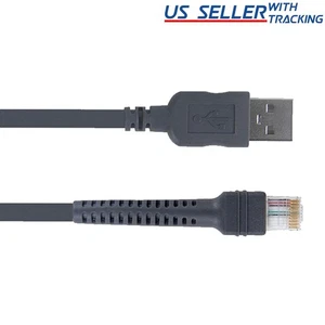 10 Fuß USB Kabel für Symbol Barcode Scanner LS2208 LS4208 LS1203 LS4328 und mehr - Bild 1 von 5