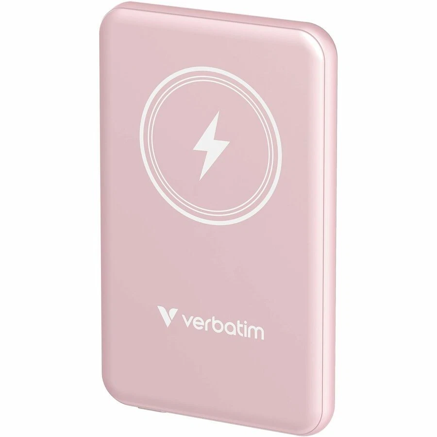 Verbatim Charge 'n' Go Magnetic Wireless Power Bank 5000 mAh Pink - Image 1 of 1