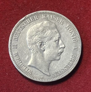 Prussia 5 Mark 1903 A Silver Coin KM#523 T6747 - Picture 1 of 2
