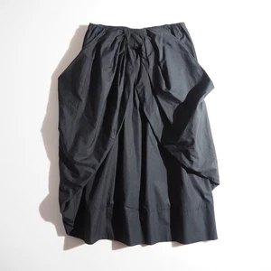 Used Simone Rocha Cotton Ribbon Voluminous Skirt Long Flared Skirt Black UK8 - Picture 1 of 4