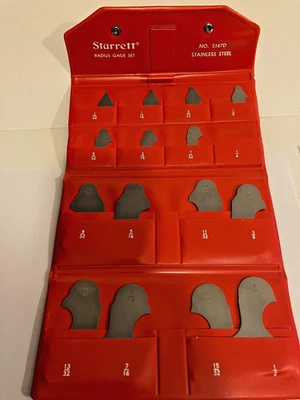 Juego de medidores de radio Starrett usados Foto 1 de 2