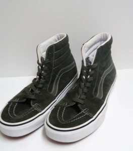 Vans Sk8-Hi Bosque Verde Cerdo Gamuza Heiq Eco Repelente al Agua Seco M-7.5 W-9 Nuevo Sin Caja - Imagen 1 de 8