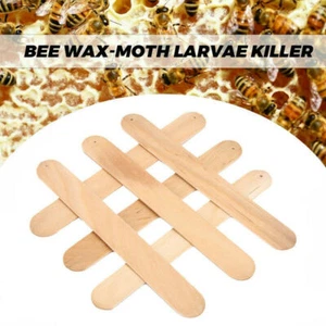 Bee Wax-moth Larvae Killer Wood Strips Beekeeping Pest Control for Beekeeper - Picture 1 of 6