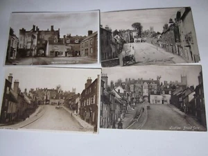 4 Old Postcards Ludlow Shropshire. Broad Gate, Lower Broad Street - Picture 1 of 2