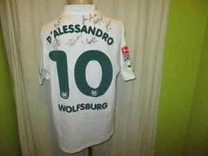 VfL Wolfsburg Puma Trikot 2002/03 "VW" + Nr.10 D´ALESSANDRO + Signiert Gr.XXL - Picture 1 of 9