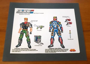 GI Joe Battlefield Technicians One of A Kind Concept Idea On Board For Toy - Picture 1 of 2