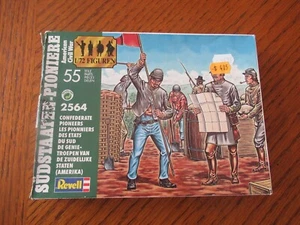 Revell #2564 Confederate Pioneers ACW 1/72 Scale 55 pc MIB Gray - Picture 1 of 2