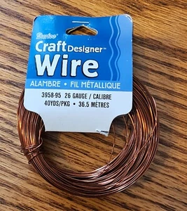 Darice Draht, Kupfer dauerhaft farbiger Draht, Kaliber 26 Stärke - Bild 1 von 2