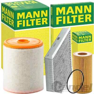 MANN-FILTER INSPEKTIONSPAKET passend für 3.0 TDI AUDI A6 C7 4G -09.18/211-272 PS - Zdjęcie 1 z 7
