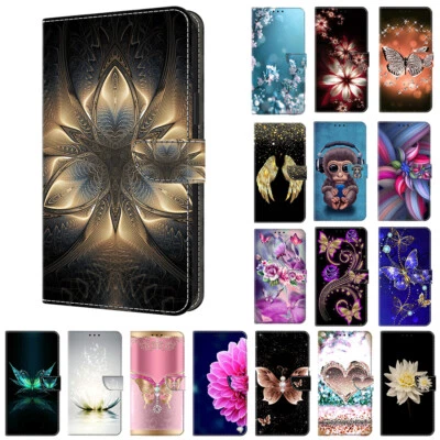 Case For Honor 8S 7A Pro 8A Prime 8A 7C Patterned Flip Wallet Stand Phone Cover - Image 1 of 4