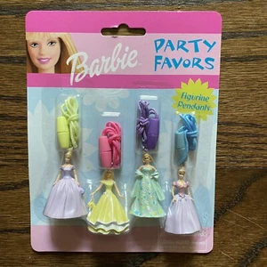 NEW Barbie Party Favors Figurine Pendents Year 2000 Mattel - Picture 1 of 8