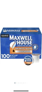 Vainas de café Maxwell House tostadas ligeras de mezcla de desayuno {100 quilates} - Imagen 1 de 7