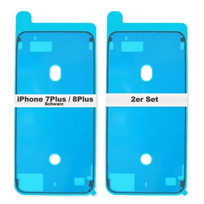 IS-TECK 2x iPhone 7 Plus Rahmen LCD Display Kleber Dichtung Klebefolie Wasser Schwarz