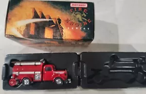 Matchbox YFE04 Fire Engine Series 1939 Bedford Tanker YFE04 - Picture 1 of 7