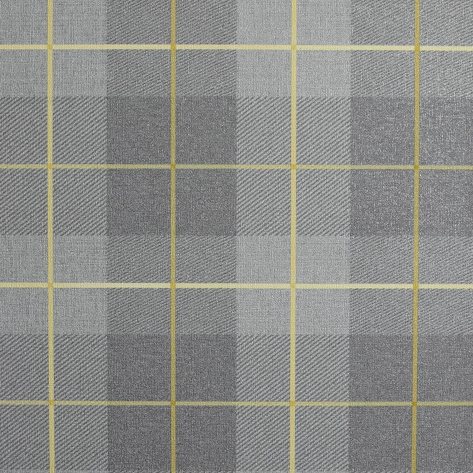 Hessian Heritage Tartan Check Textured Ochre/grey 299000 Arthouse Wallpaper