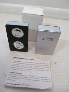 Xeos Micro Speakers Battery Powered Wired Connection, Silver - Picture 1 of 13