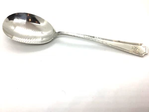"Cuchara de bayas esterlinas Durgin Gorham Fairfax 8 5/8"" monograma S vintage plata servida" - Imagen 1 de 7