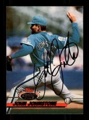1993 Topps Stadium Club #734 John Johnstone AUTOGRAPHED!! RC Rookie Ma ID: 41236 - Image 1 of 2