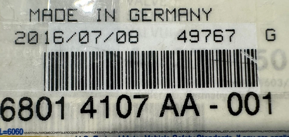 Nueva válvula de control del árbol de levas Dodge Sprinter (2007-2008) GENUINA 68014107AA Foto 1 de 3