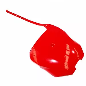 RED Plastic Number Plate CRF70 Style Fairing 150cc 160cc PIT PRO Trail Dirt Bike - Bild 1 von 3