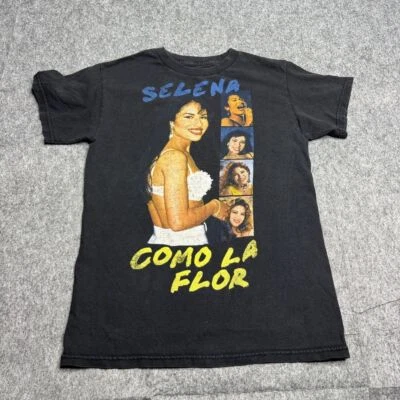 Camiseta Oficial Selena Como La Flor Vintage Gráfica Banda Camiseta Mercancía Musical Talla S Foto 1 de 4
