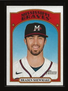 BRADEN SHEWMAKE 2021 Topps Heritage Minor League Base Card Braves (#108) - Picture 1 of 2