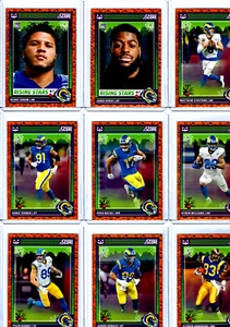 2024 Score A Treat Los Angeles Rams Team Set 12 Base Cards Orange Pumpkin Border - Picture 1 of 4