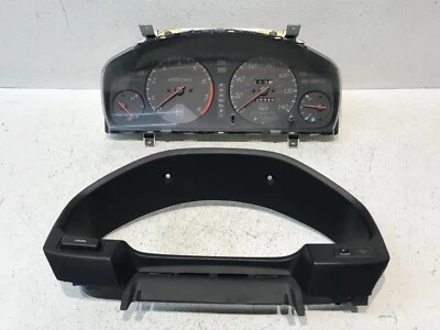 97 98 99 Acura CL medidor de painel de instrumentos com moldura de tampa de acabamento fabricante de equipamento original 200.345K milhas - Imagem 1 de 4