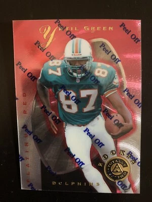 1997 Pinnacle Totally Certified - Platinum Red #136 Yatil Green /4999 (RC) - Image 1 of 2