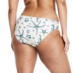 Women's Seahorse Print Hipster Bikini Bottom - Agua Bendita x Target Size XL - Picture 1 of 4