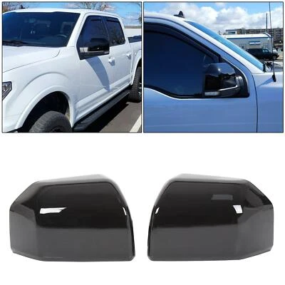 Capas de espelho de substituição caveira preto brilhante para Ford F150 F-150 2015-2020 - Imagem 1 de 4