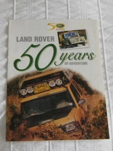 1998 Land Rover 50 years of Adventure Brochure Defender, Discovery, Range Rover - Picture 1 of 3