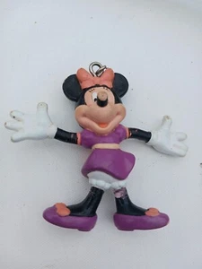 1999 Minnie Mouse Key Chain Missing Chain Part Rubber Figure - Picture 1 of 7