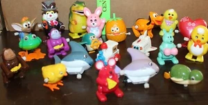 Assorted Wind Up Toys - vintage lot Tomy animals Disney holiday bath - Picture 1 of 10