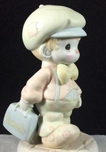 Precious Moments Lord Help Me Make the Grade Boy Brotdose Figur  - Bild 1 von 4