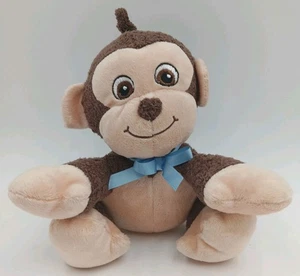 Garanimals Baby Affe Plüschtier blau Schleife Band 8 Zoll - Bild 1 von 8