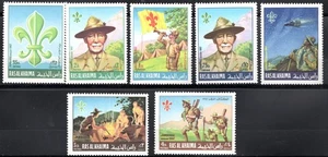 STAMPS RAS AL KHAIMA-World Scout Jamboree in Idaho, set of 7, 1967-** - Picture 1 of 1
