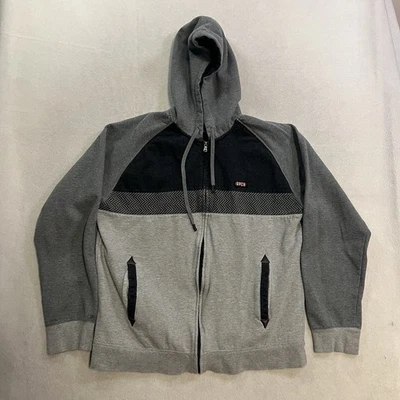Sudadera con Capucha RVCA Para Hombre Talla XL Gris Bloques de Color Sudadera Ajuste Regular Forrada Térmica Foto 1 de 4