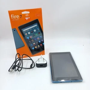 Amazon Kindle Fire 7 (9th Generation) - Twilight Blue - Working - Picture 1 of 7