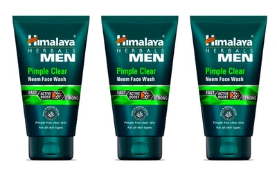 Himalaya Men Pimple Clear Neem Face Wash Active Boost - 50ml - Image 1 of 4