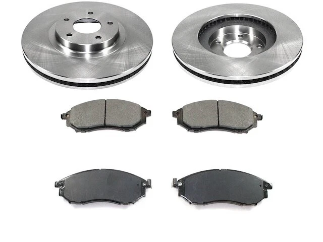 Kit de pastillas de freno delanteras y rotor para Nissan 350Z 2007 2008 2006-2009 CK677PK Foto 1 de 1