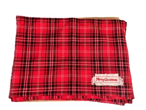 6 Hobby Lobby rot/schwarz kariert Weihnachten Tischsets makelloser Zustand (C8) - Bild 1 von 3