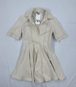 Abito donna Zara con cuciture a polo taglia XS preppy estivo cocktail $69 - Foto 1 di 9